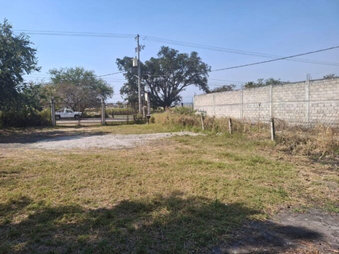 Terreno plano de 4,000 m² con barda perimetral — terreno en venta en Alpuyeca, Xochitepec
